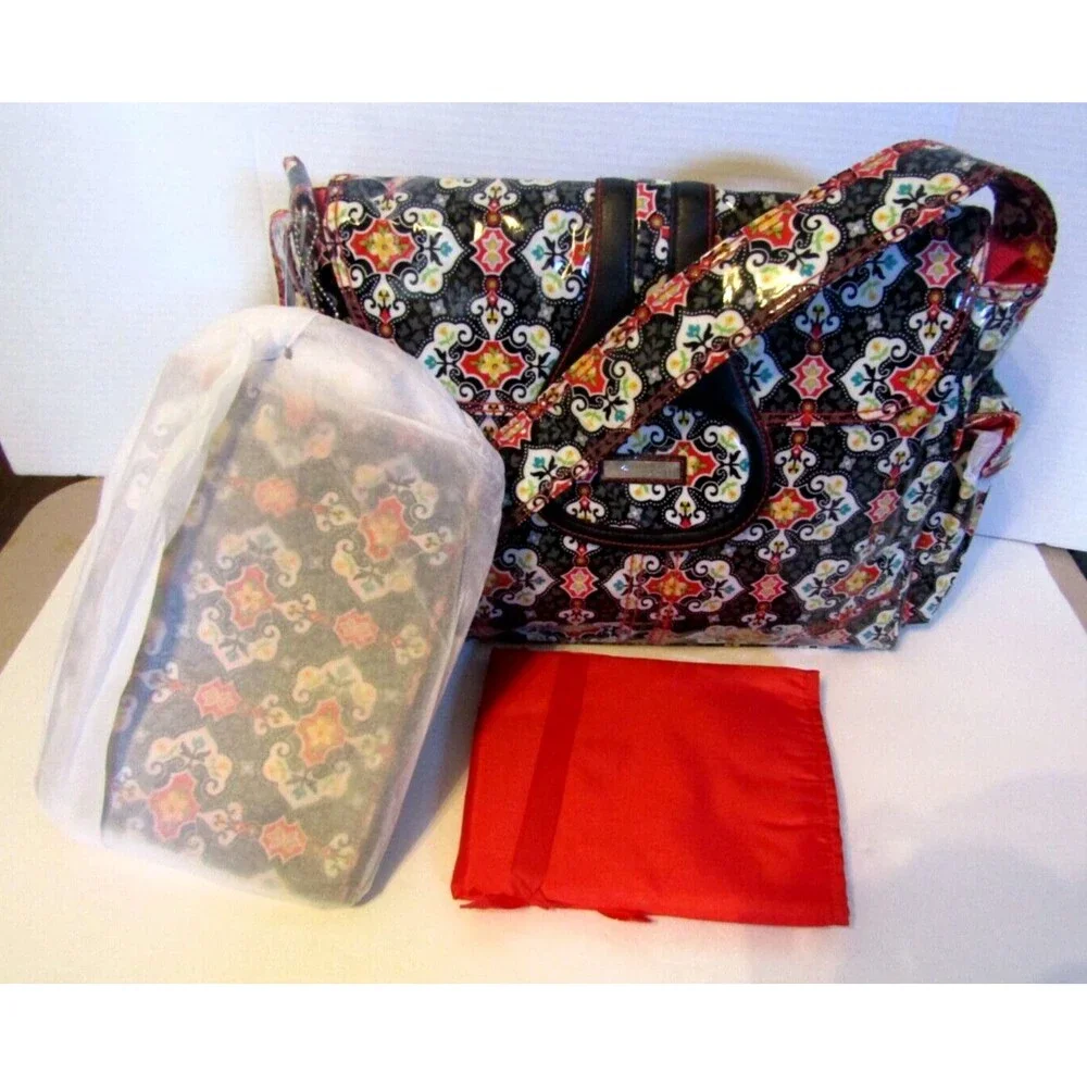 Kalencom New Orleans Diaper Bag with Accessories Large NWT Weekender